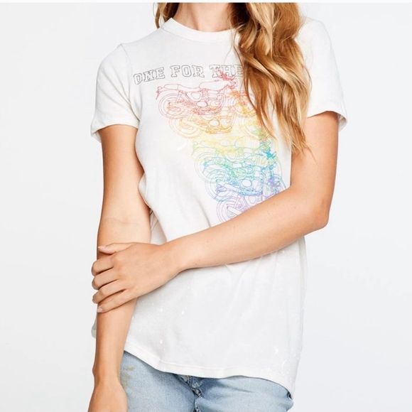 NWT Chaser One For the Road Motorcycle Graphic Tee - Picture 1 of 8